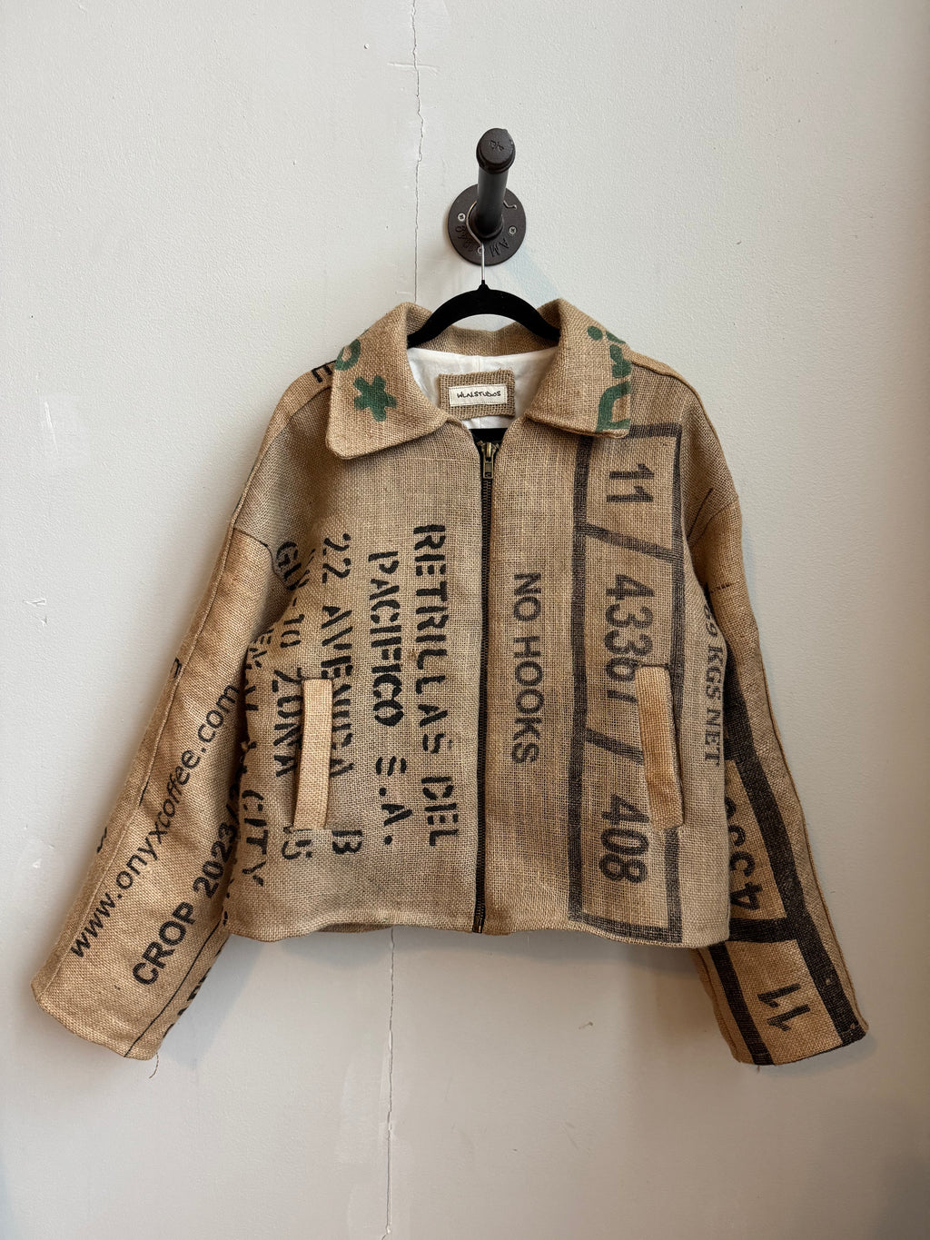 "NO HOOKS" Coffee Sack Jacket