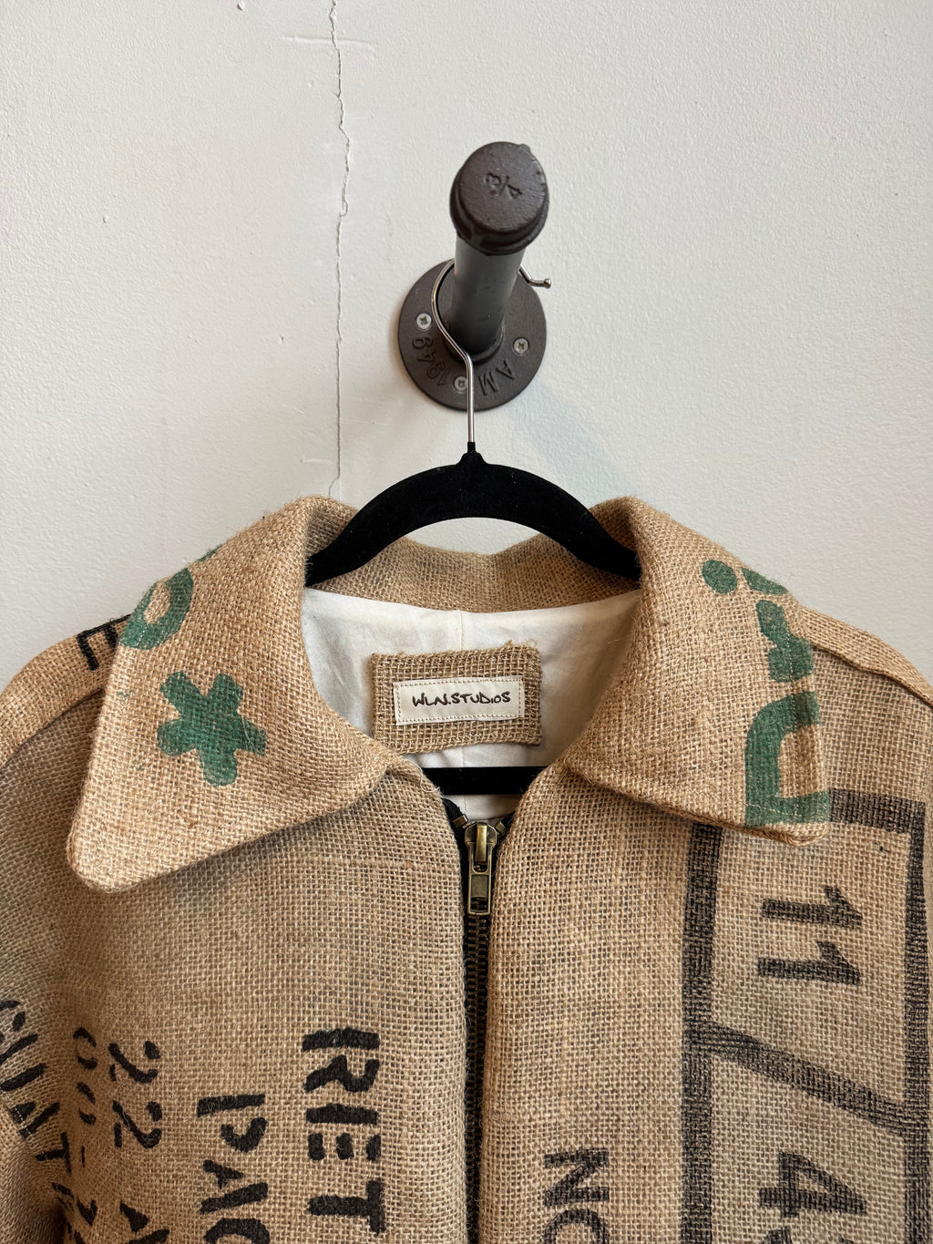 "NO HOOKS" Coffee Sack Jacket