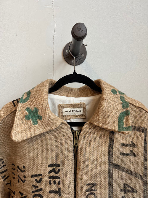 "NO HOOKS" Coffee Sack Jacket