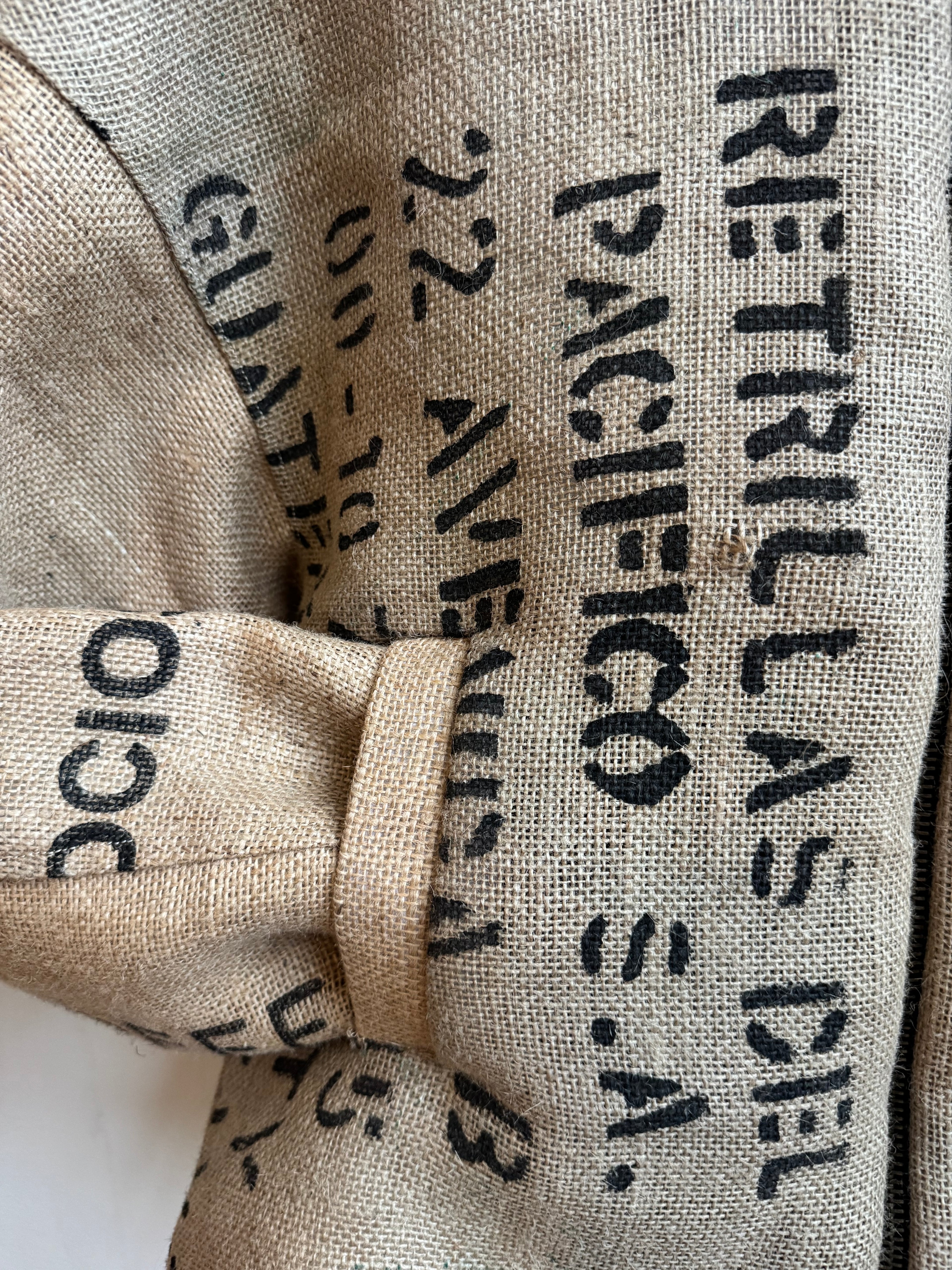 "NO HOOKS" Coffee Sack Jacket