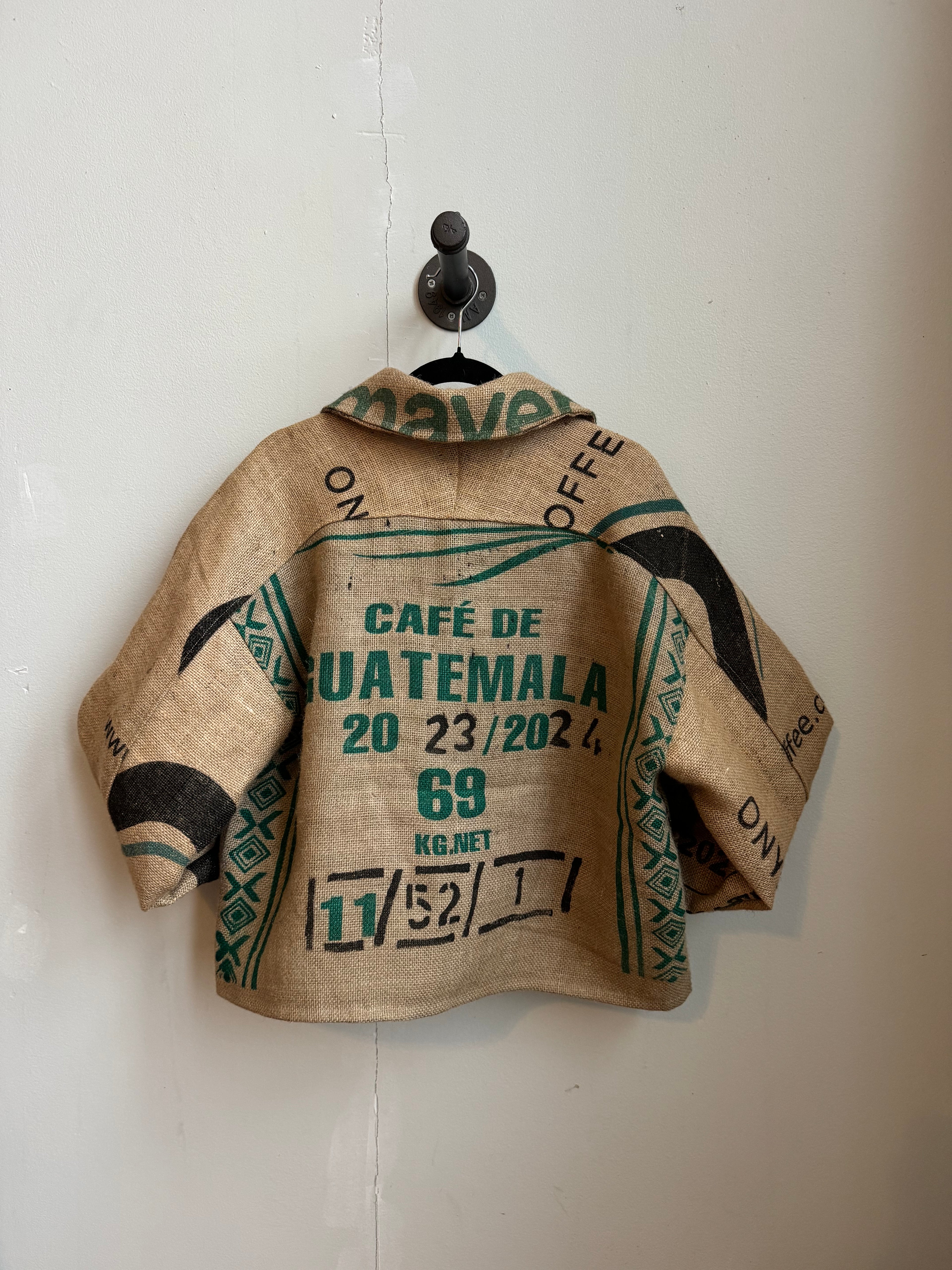 "NO HOOKS" Coffee Sack Jacket