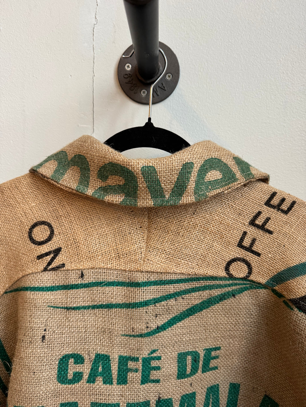 "NO HOOKS" Coffee Sack Jacket