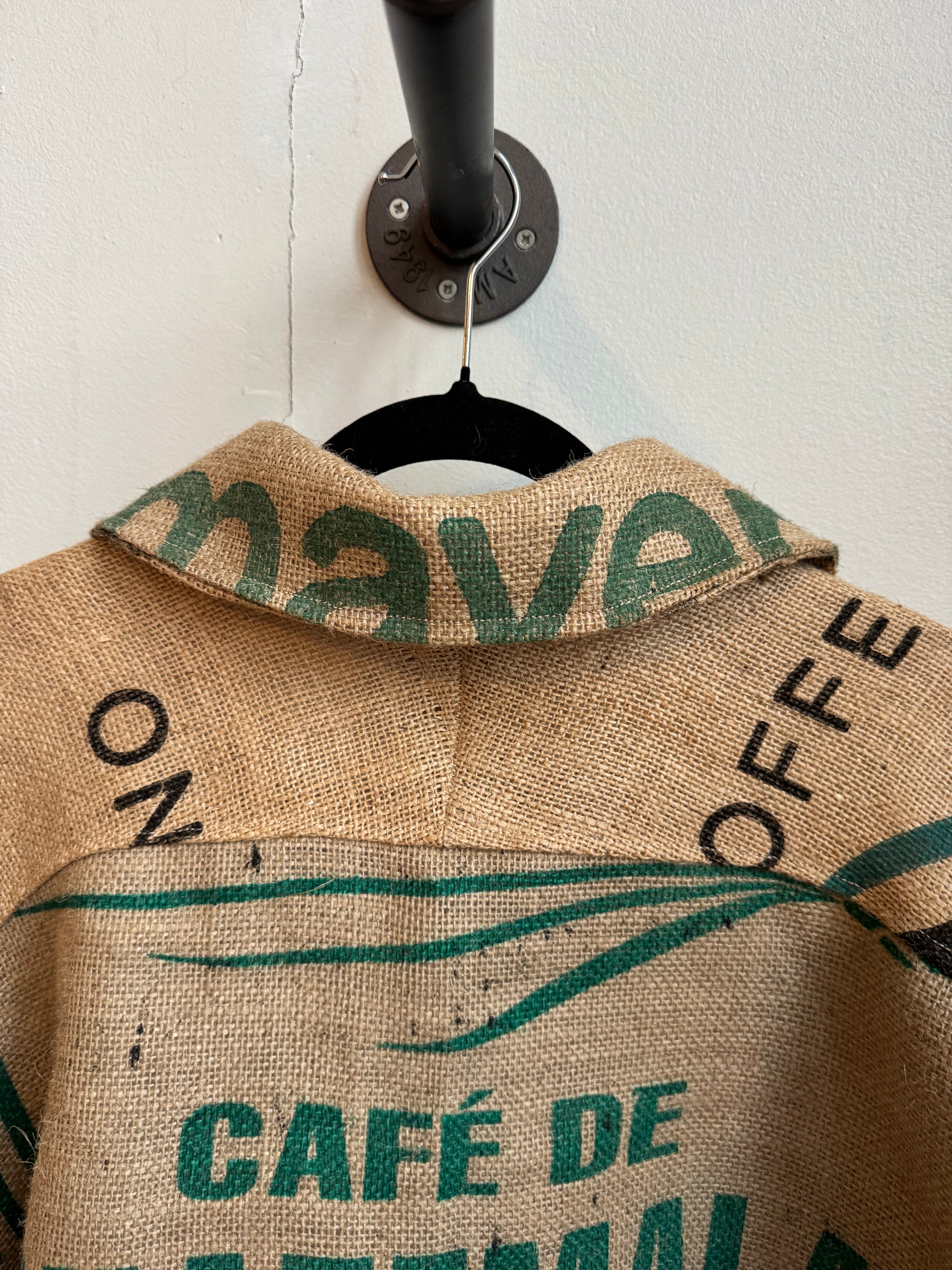 "NO HOOKS" Coffee Sack Jacket