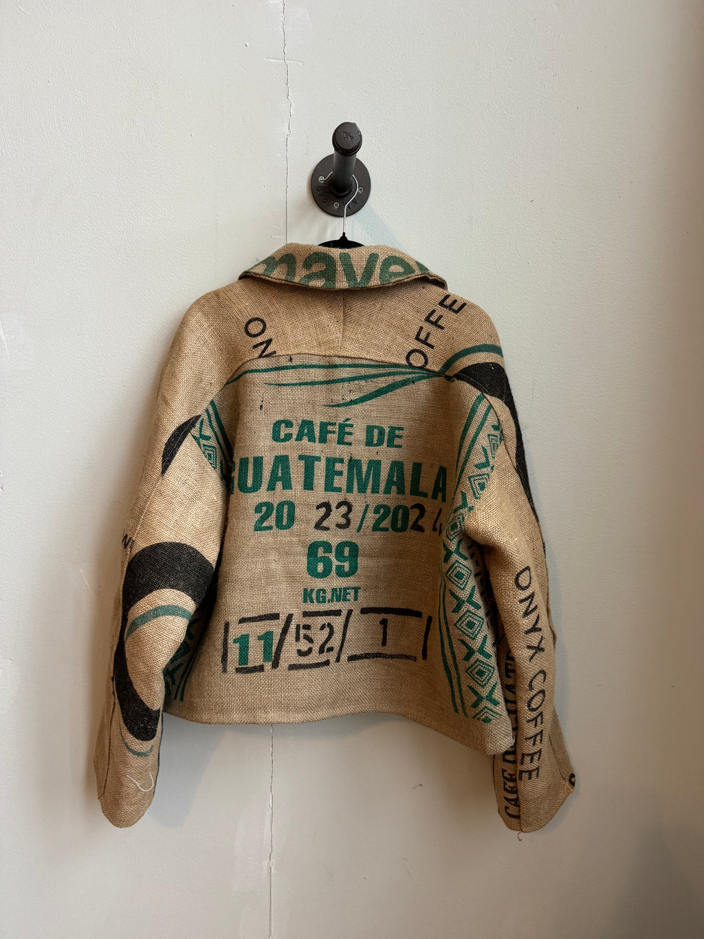"NO HOOKS" Coffee Sack Jacket