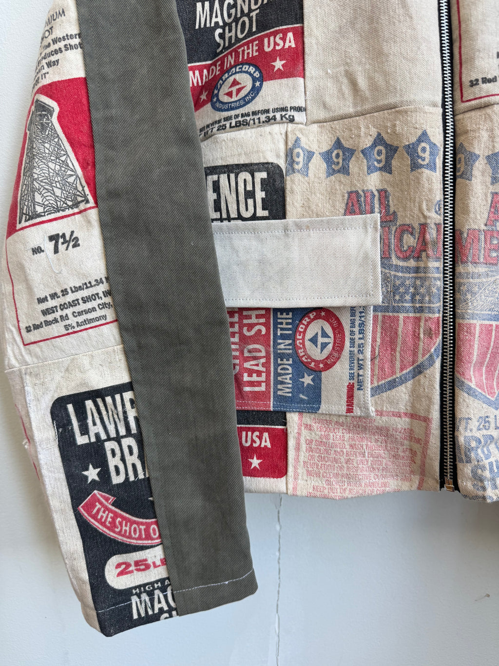 Vintage Military x Canvas Shotgun Bag Jacket