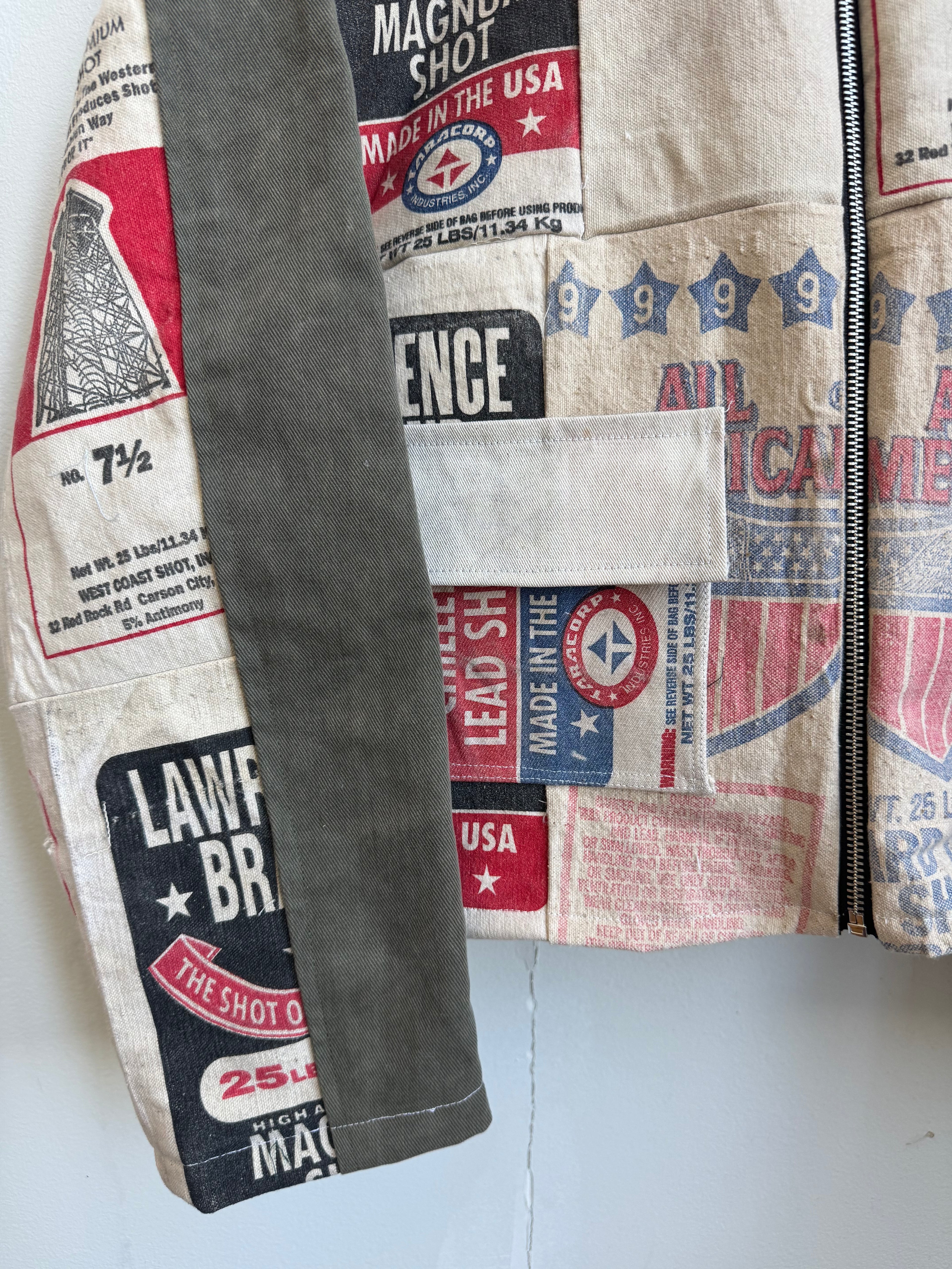 Vintage Military x Canvas Shotgun Bag Jacket