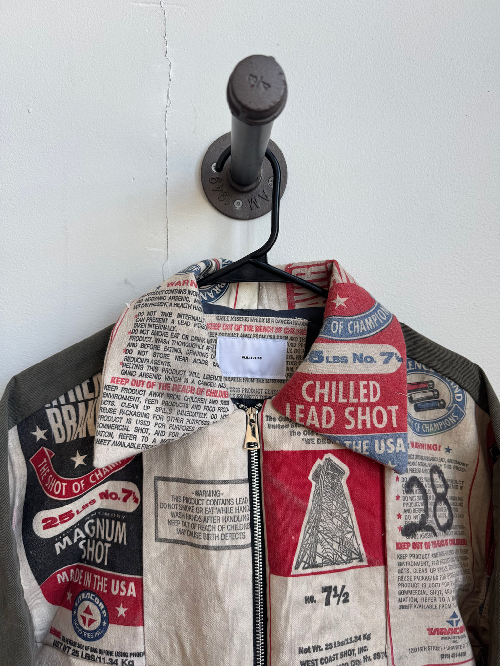 Vintage Military x Canvas Shotgun Bag Jacket