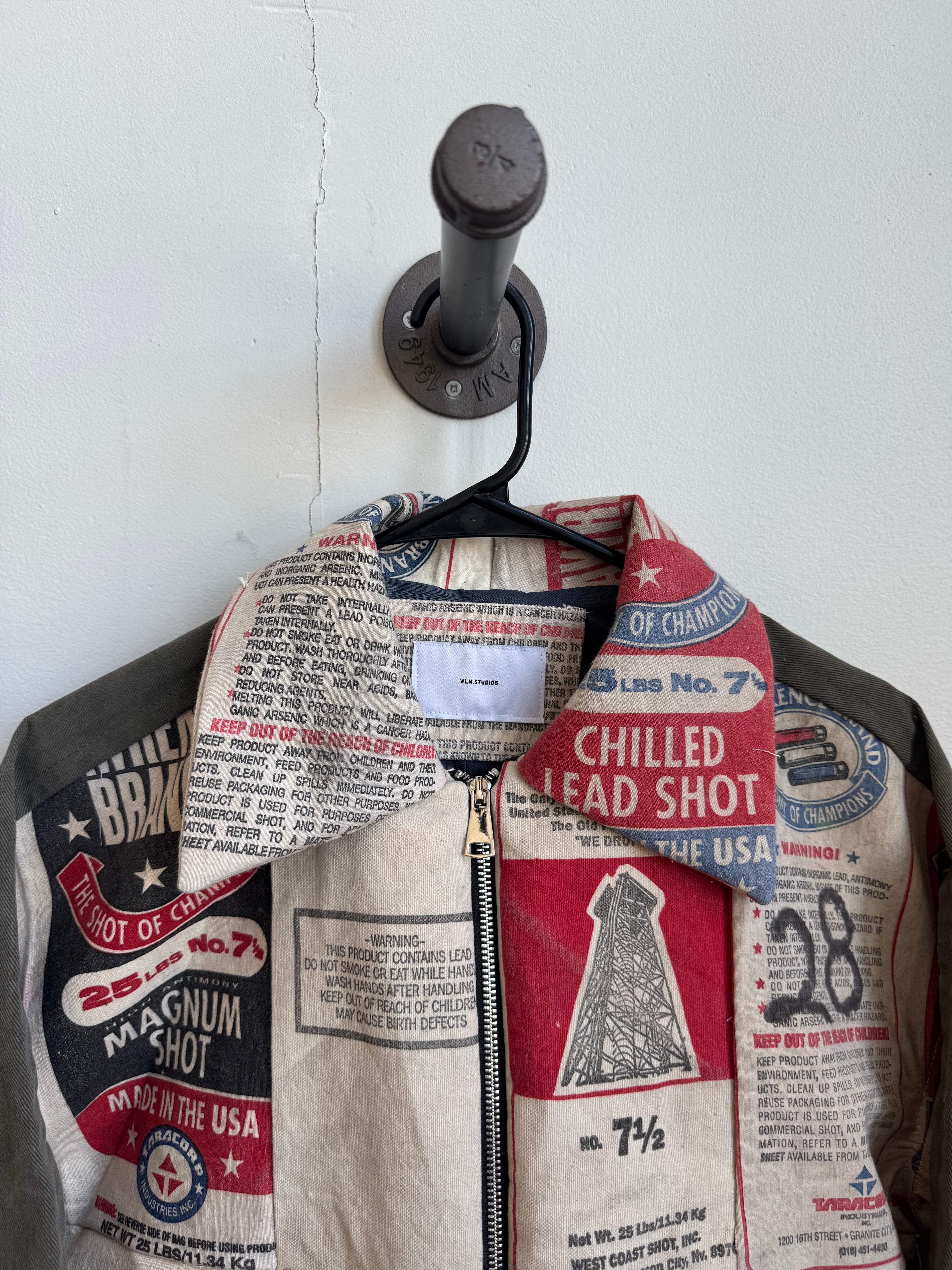 Vintage Military x Canvas Shotgun Bag Jacket